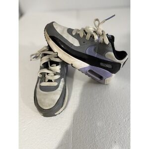 Baby Nike Air‎ Max 90 LTR 13C TD White Gray Black Purple DV3609-001 Shoe